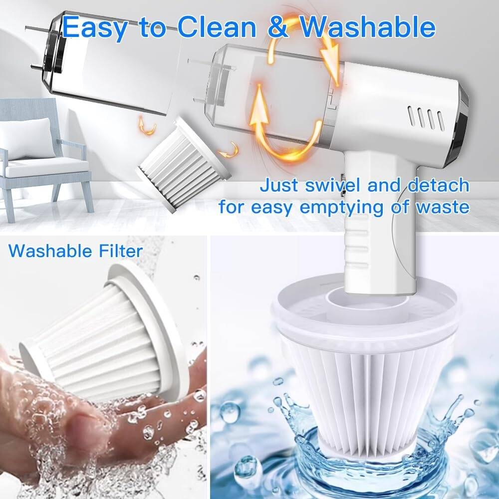 Uoexziyi Cordless Mini Handheld Vacuum