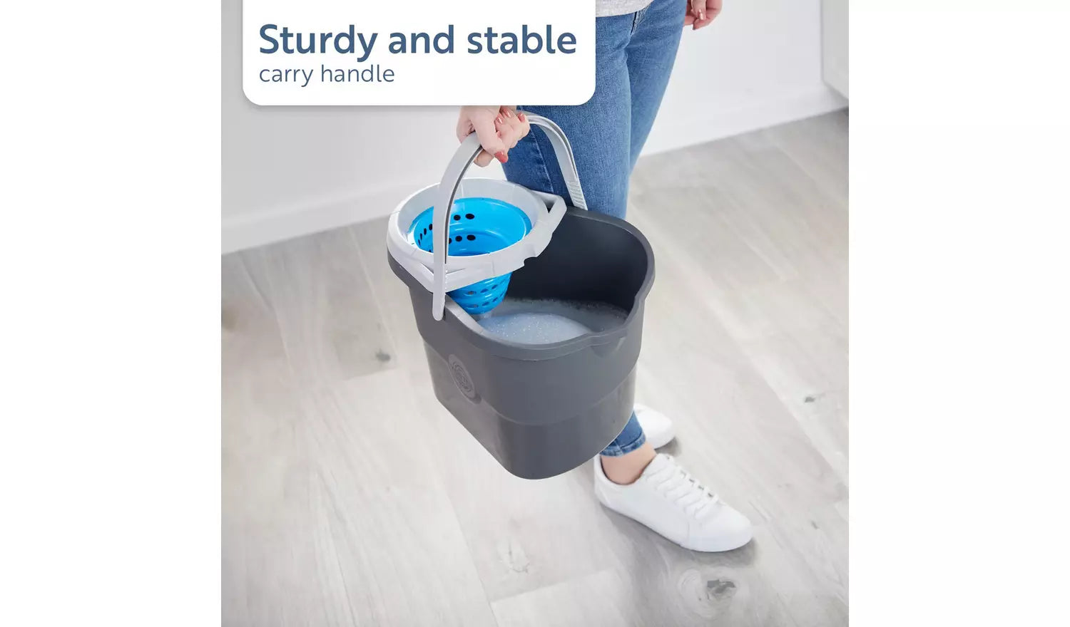 Minky Power Clean Mop & Bucket Set