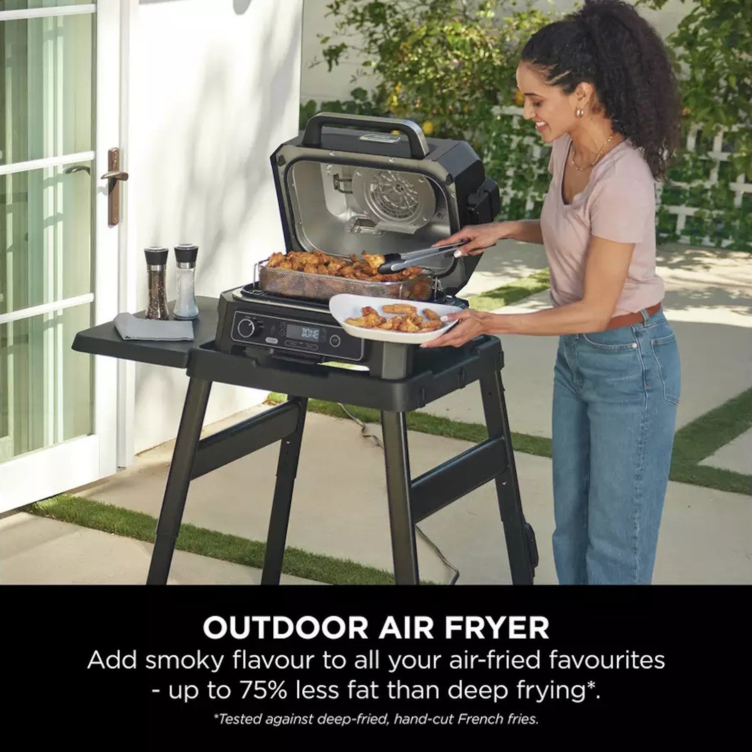 Ninja OG850UK Woodfire XL Electric BBQ Grill & Smoker
